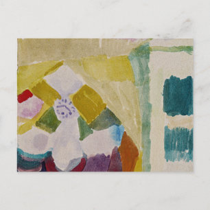 Klee-Insida med klocka, abstrakt konst, Vykort