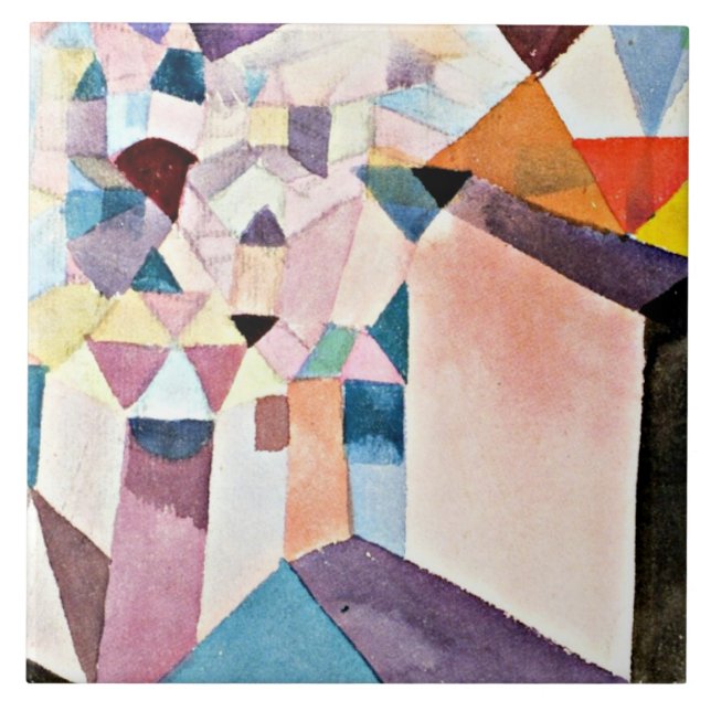 Klee - Insight in a City Kakelplatta (Framsidan)