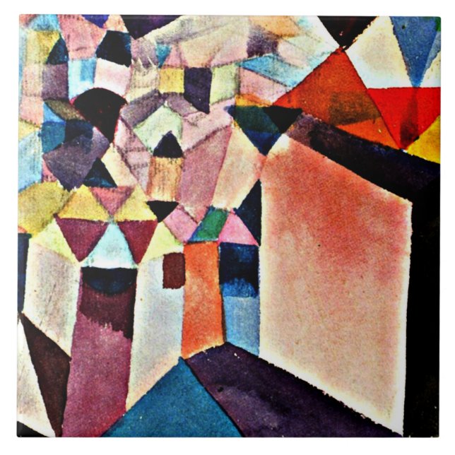 Klee - Insight in a City Kakelplatta (Framsidan)