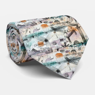 Klee-inspirerad surrealistisk geometri slips