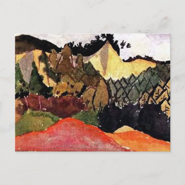 Klee-Kärlek Sång vid Nya Måne, Vykort (Framsida)