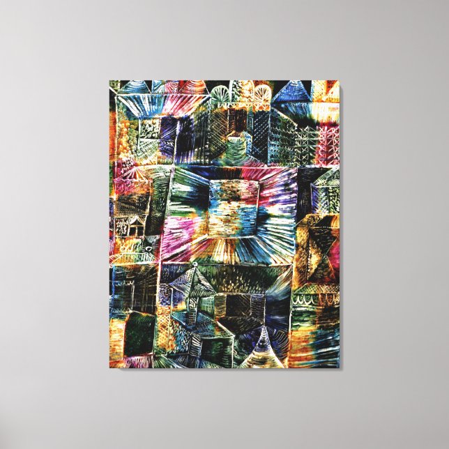 Klee - Kiosk Architecture Canvastryck (Framsida)