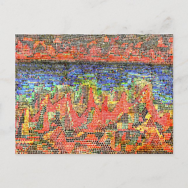 Klee - Klippor vid havet Vykort (Framsida)