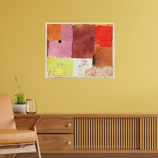 Klee - Komposition med figurer, Poster (Vardagsrum 2)