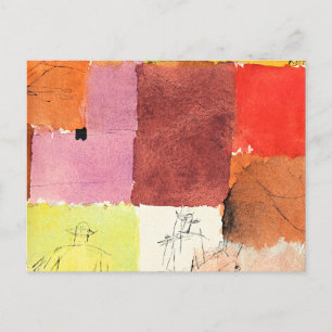 Klee - Komposition med figurer, Vykort