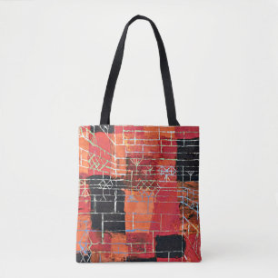 Klee - Konfiguration, abstrakt art. Tygkasse