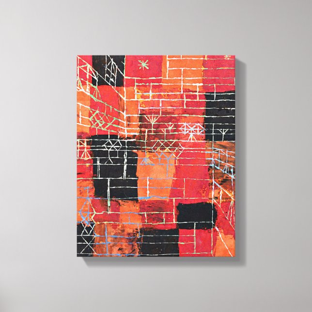 Klee - konfigurationsperspektiv canvastryck (Framsida)