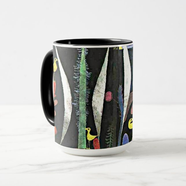 Klee - Landskap med gula fåglar Mugg (Framsida vänster)
