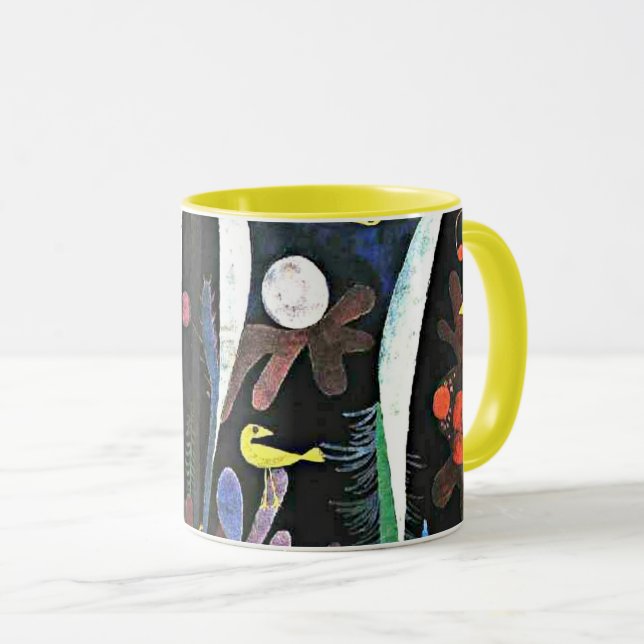 Klee - Landskap med gula fåglar Mugg (Framsida höger)