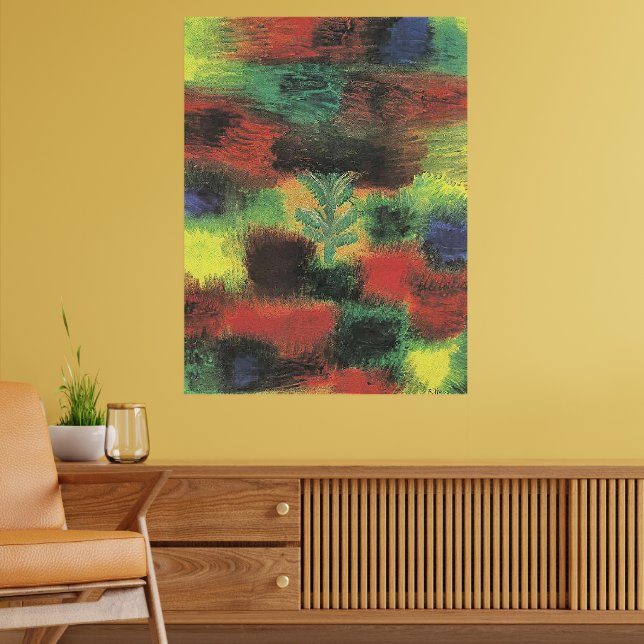 Klee - Liten träd bland buskar Poster (Vardagsrum 2)