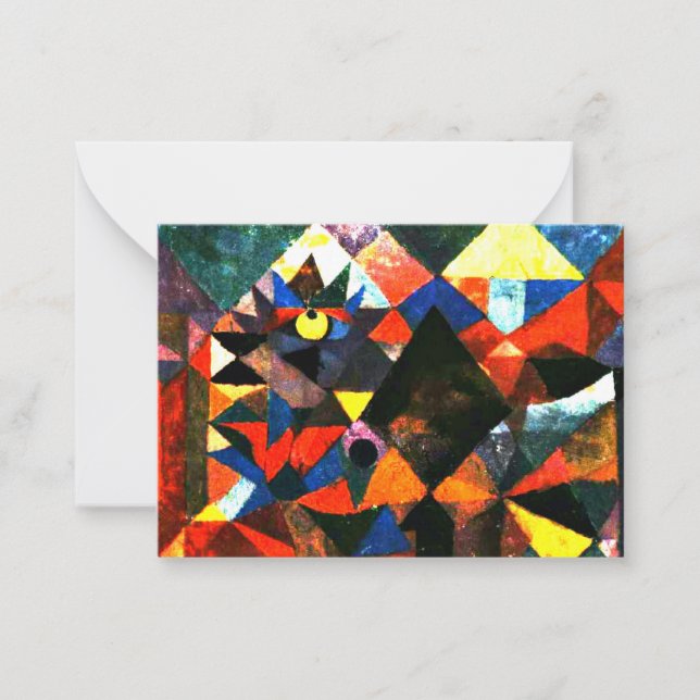 Klee - Ljuset och så mycket annat Anteckningskort (Framsida)