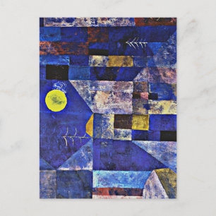 Klee - månljus, abstrakt vykort