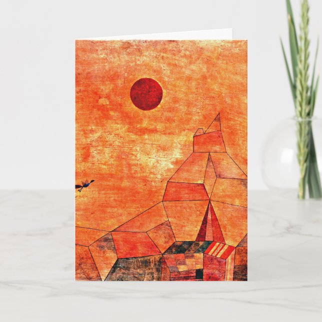 Klee - Marchen, färggrafik Kort (Framsida)