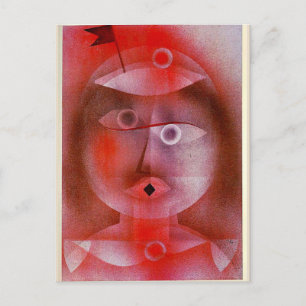 Klee - Masken med den lilla Flagga Vykort