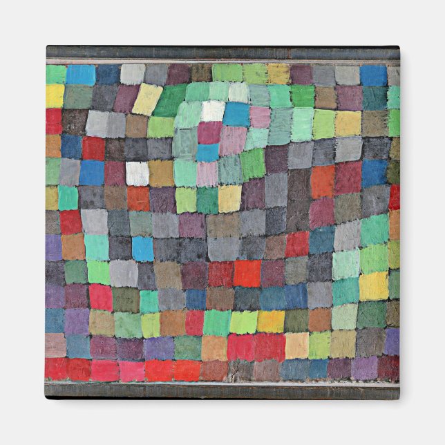 Klee - May Bild, abstrakt art. Magnet (Framsidan)