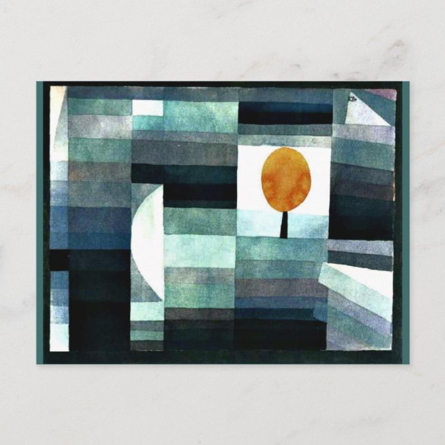 Klee: Messenger på hösten Vykort (Framsida)