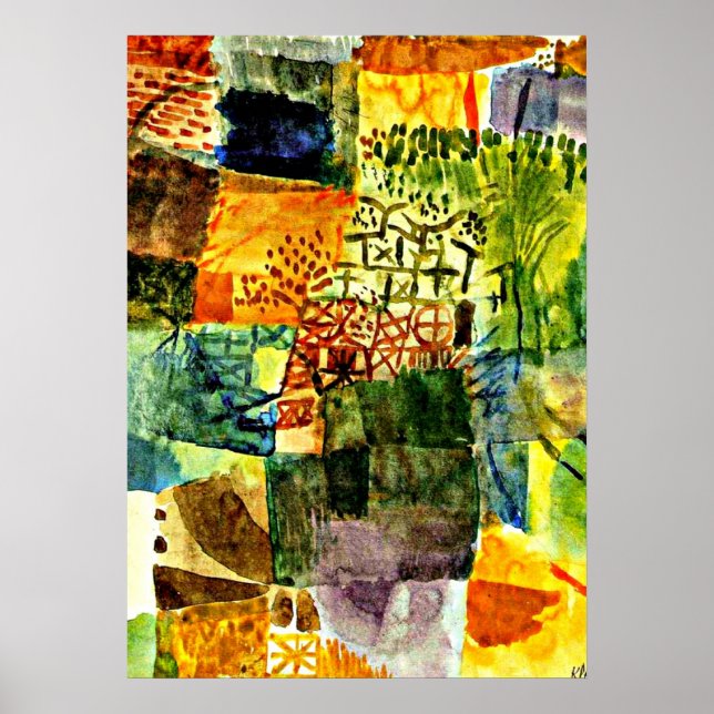 Klee - minnet av en Garden Poster (Framsidan)