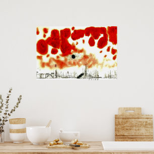 Klee - moln över Bor Poster