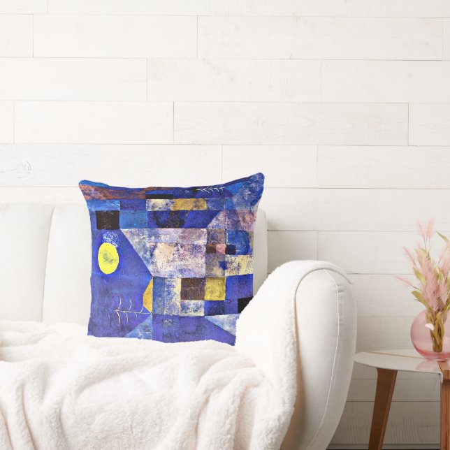Klee - Moonlight, Paul Klee-målning, Kudde (Soffa)
