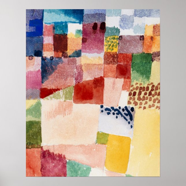 Klee - Motif från Hammamet Poster (Framsidan)