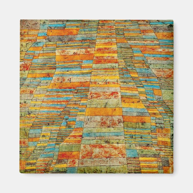 Klee - motorvägar och byar magnet (Framsidan)