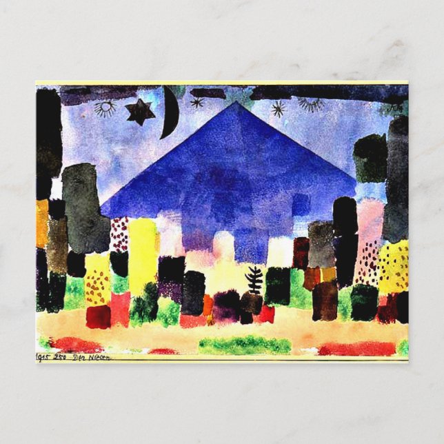 Klee - Mount Niesen Vykort (Framsida)