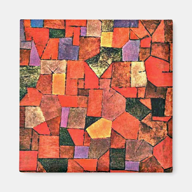 Klee - Mountain Village, Autumnal Magnet (Framsidan)