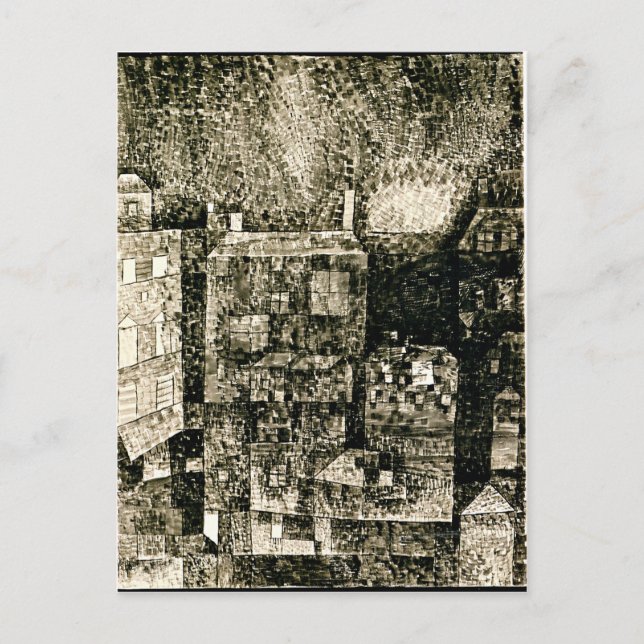 Klee - Nattintrycket av en sydstad Vykort (Framsida)