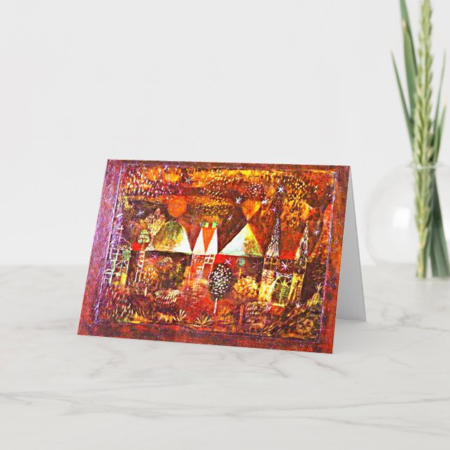 Klee - nattlig festlighet kort (Framsida)