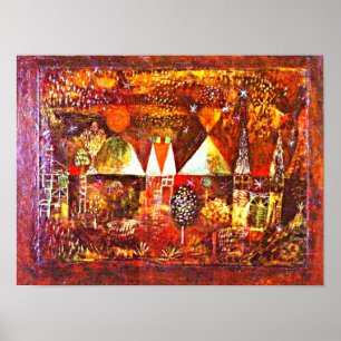 Klee - nattlig festlighet poster