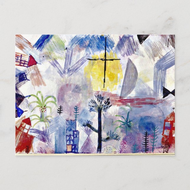 Klee - oavslutat liggande vykort (Framsida)