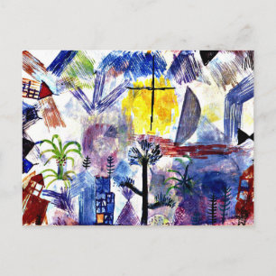 Klee - oavslutat liggande vykort