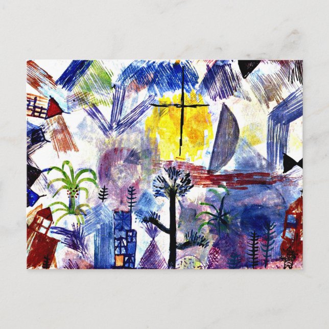 Klee - Ofullbordat landskap Vykort (Framsida)