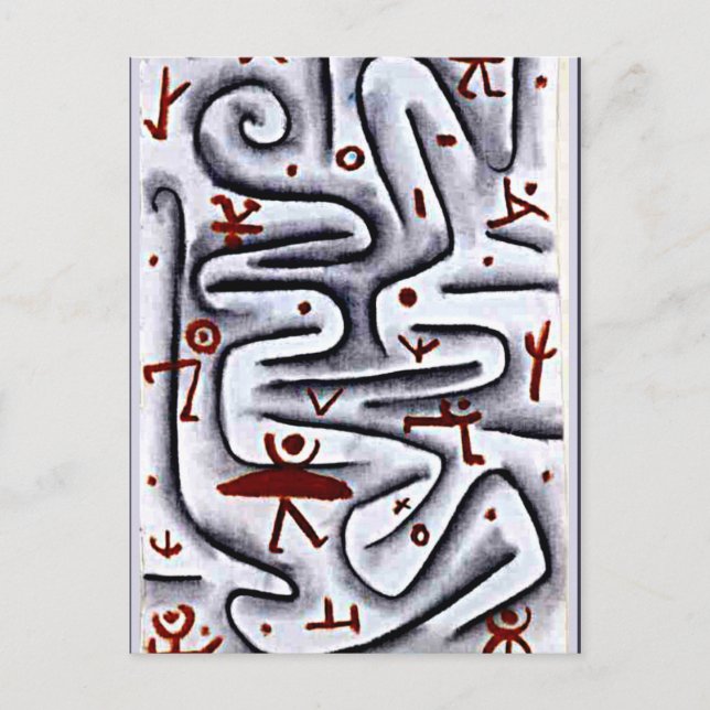 Klee - Område med hög sprit Vykort (Framsida)