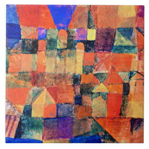 Klee - Ort med de tre domarna Kakelplatta