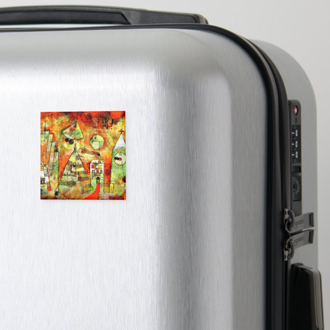 Klee - ovärdig timme vid kvartal till tolv OtterBo Magnet (In Situ (Luggage))