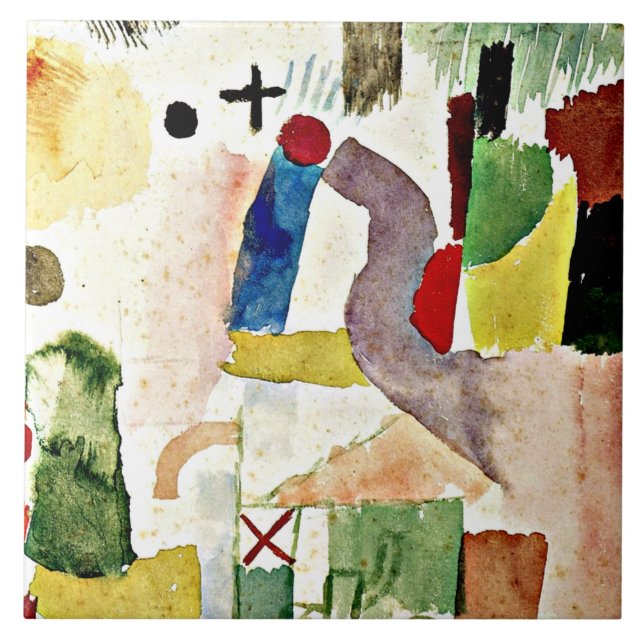 Klee - Pathetic Watercolor Kakelplatta (Framsidan)