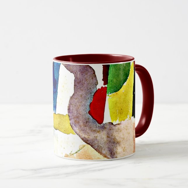 Klee - Pathetic Watercolor, Red Mugg (Framsida höger)