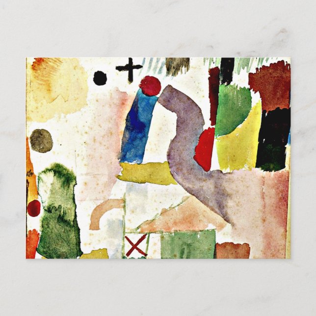 Klee - Pathetic Watercolor Vykort (Framsida)