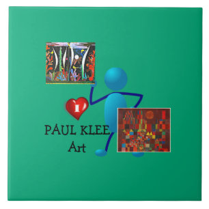 Klee - Paul Klee Art Kakelplatta