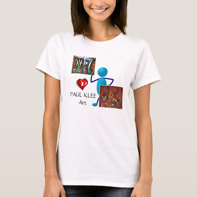 Klee - Paul Klee Art T Shirt (Framsida)