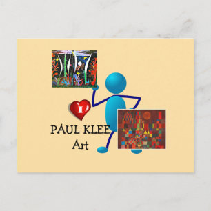 Klee - Paul Klee konst Vykort