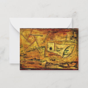Klee - Pictorial still Life, abstrakt konst Anteckningskort