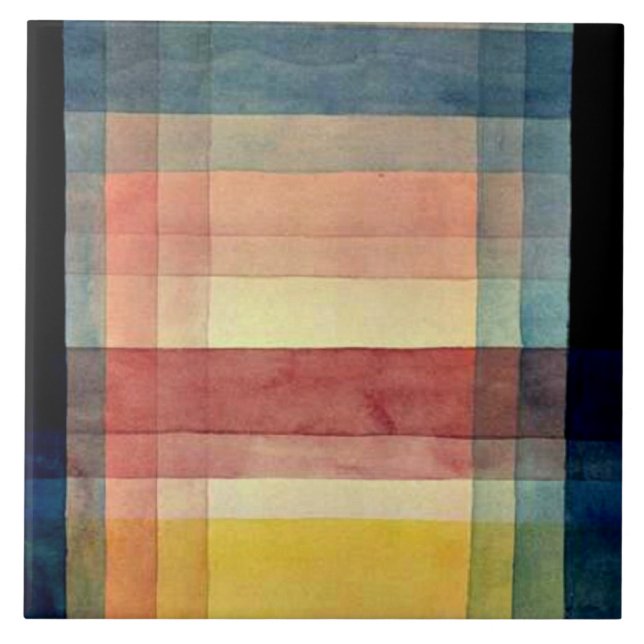 Klee - Plains arkitektur Kakelplatta (Framsidan)