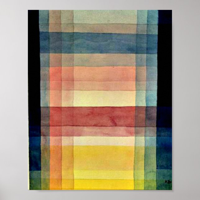 Klee - Plains arkitektur Poster (Framsidan)