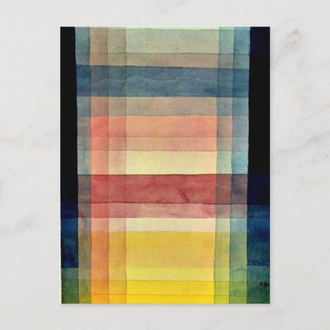 Klee - Plains arkitektur Vykort (Framsida)