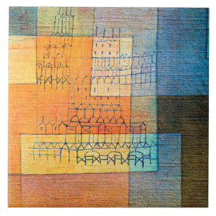 Klee - Polyphonisk arkitektur Kakelplatta