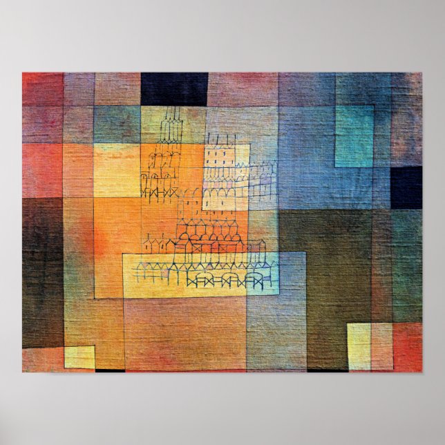 Klee - Polyphonisk arkitektur Poster (Framsidan)