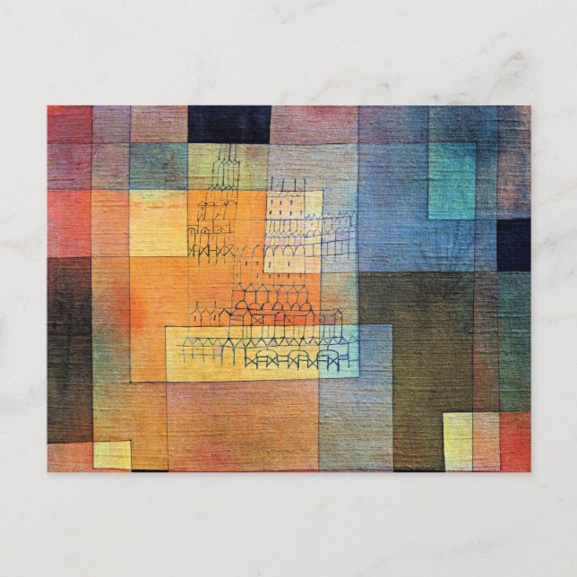 Klee - Polyphonisk arkitektur Vykort (Framsida)