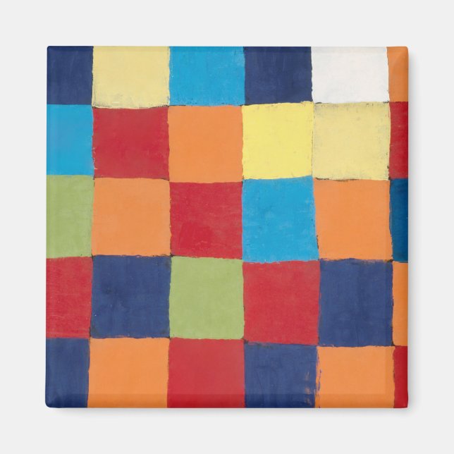 Klee - Qu 1, Färg Chart Magnet (Framsidan)